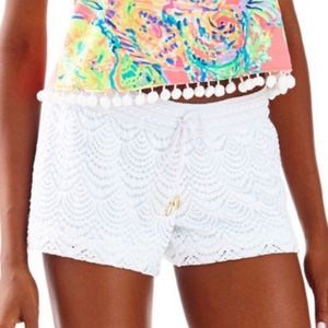 Nwt Lilly Pulitzer Claudette white shorts